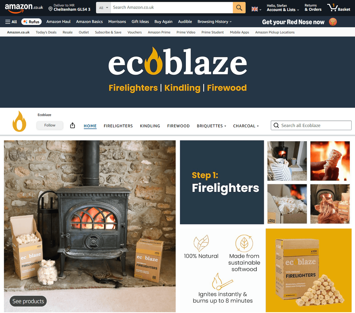 Ecoblaze — Amazon UK screenshot 1